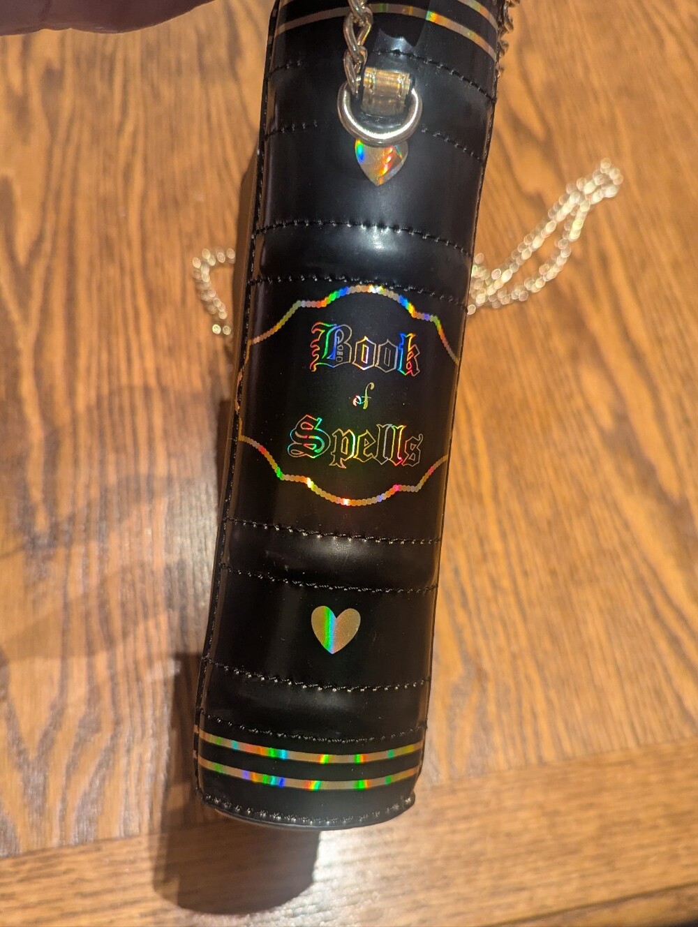 Betsey Johnson Kitsch Holographic Book Of Spells Crossbody Purse - Picture 8 of 14